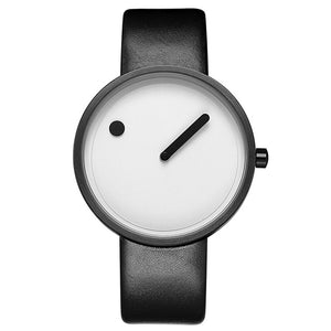 Minimal black watch for men